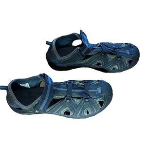 Merrill Hydro Hiking Sandals, Men’s Size 7, Gray, Blue, Green
